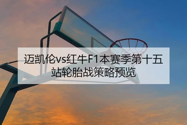 迈凯伦vs红牛F1本赛季第十五站轮胎战策略预览